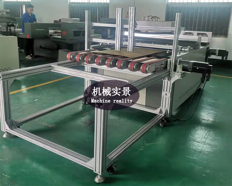 紙箱無版印刷機設(shè)備實拍，紙箱數(shù)碼印刷機廠家實拍機械。