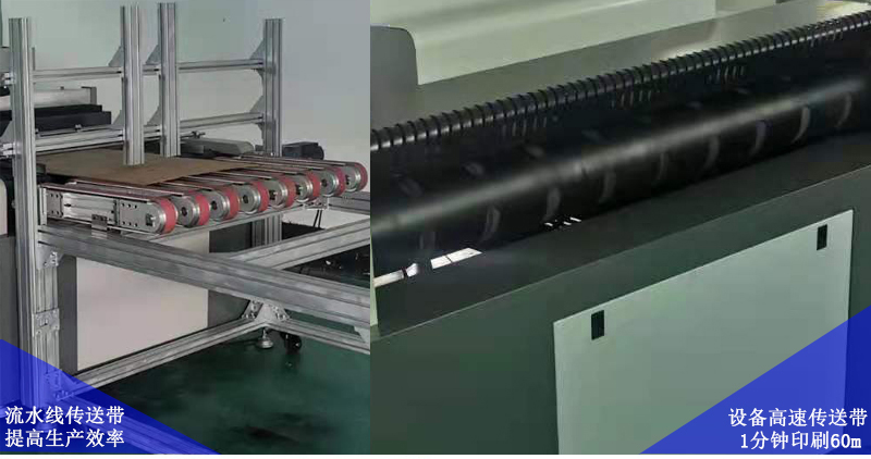 流水線傳送帶，提高生產(chǎn)效率，設(shè)備高速傳送帶，1分鐘可以精確打印60米